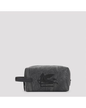 Etro Cotton Arnica S Pouch - Gray