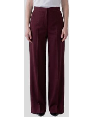 Max Mara Extra Mosto Scuro Pants - Red