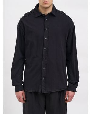 Andrea Ya'aqov Regular Cotton Shirt - Blue