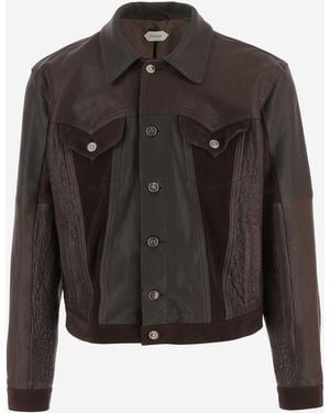Versace Leather Jacket - Black