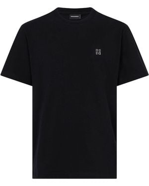 DSquared² Metal D2 Cotton T-Shirt - Black