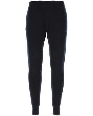 Prada Stretch Cashmere Blend Sweatpants - Blue