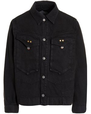 Objects IV Life Denim Jacket Puffer Jackets - Black
