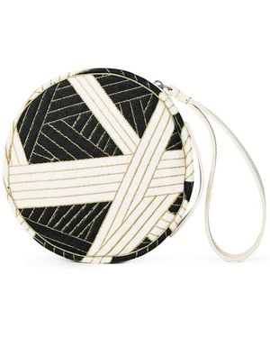 Missoni Nastri Round Beauty Clutch Bag - Black