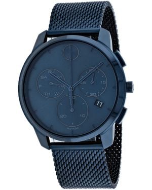 Movado Bold Thin 42Mm Quartz Chronograph Watch 3600633 - Blue