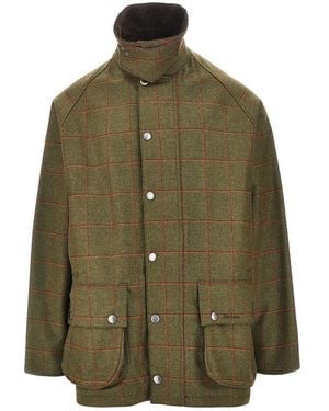 Barbour Beaufort Wool Tweed Jacket By X Paul Smith - Green