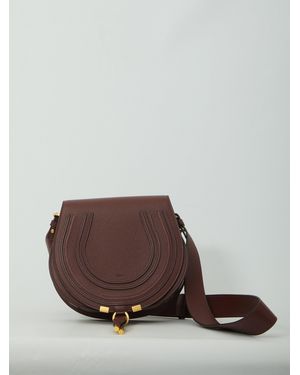 Chloé Marcie Saddle Bag - Brown