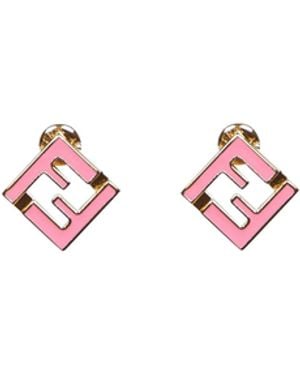 Fendi And Forever Earrings<Br - White