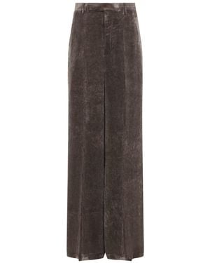 Rick Owens Wide Tailored Pants - Brown