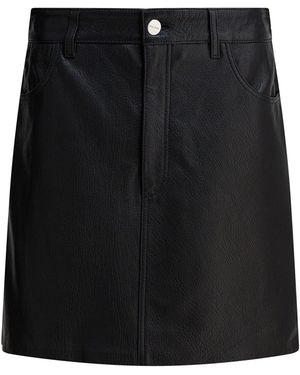 IVY & OAK Leather Skirt - Black