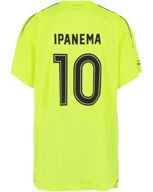 Balenciaga Oversized Soccer T-Shirt - Yellow