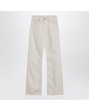 Calvin Klein Relaxed Flared Jeans - White
