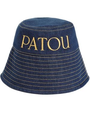 Patou Dark Denim Hat - Blue