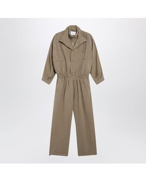 Frankie Shop Camel Marvin Jumpsuit - Natural