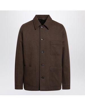 Prada Ebony Shirt Jacket - Brown