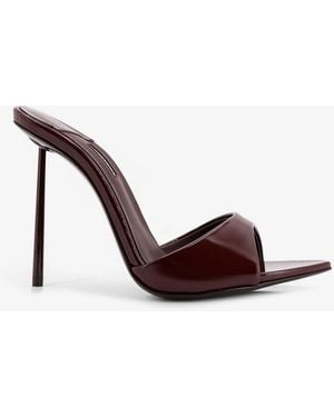 Le Silla Patent Leather Sandals - Brown