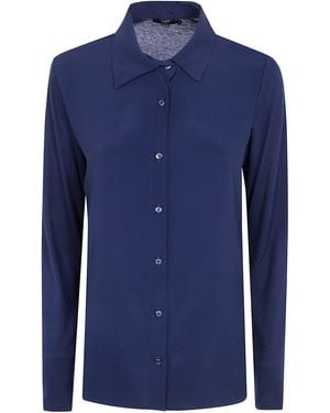 Seventy Jersey Crepe Shirt - Blue