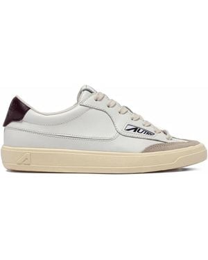Autry "Windscape Low" Fig Sneakers - White