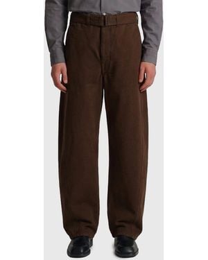 Lemaire Twisted Belted Pants - Black