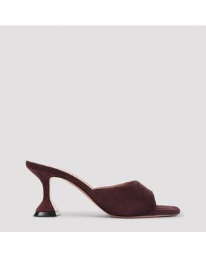 AMINA MUADDI Lupita 70 Slippers - Brown