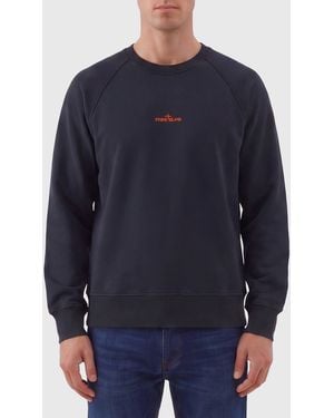 Stone Island Desert Print Crewneck Sweatshirt - Blue