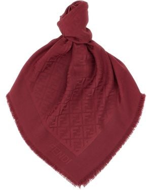 Fendi Ff Shawl - Red