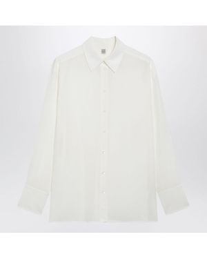 TOTEME Silk Crêpe De Chine Shirt - White
