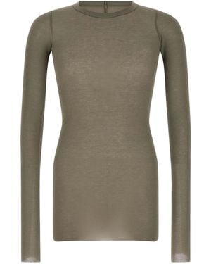 Rick Owens 'Rib Ls T' T-Shirt - Green