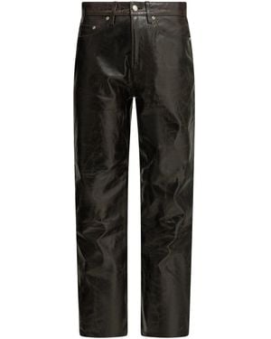 Stussy Casual Leather Pants - Black
