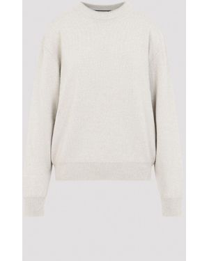 Jacquemus "Moulin" Merino Wool Sweater - White