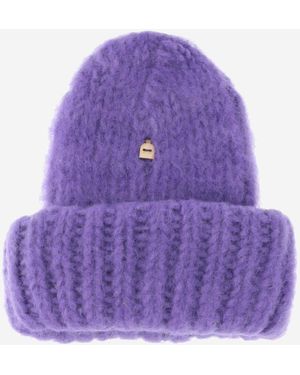 Myssy Handmade Wool Beanie - Purple