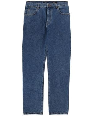 Balmain Straight Jeans Cotton - Blue
