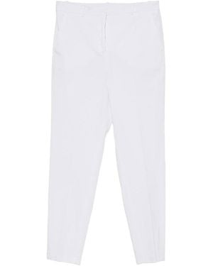 Incotex Galene Straight-Leg Cotton Blend Pants - White