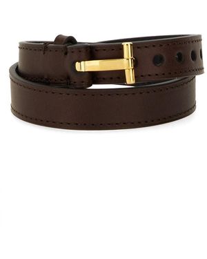 Tom Ford Classic Logo Bracelet For - Brown