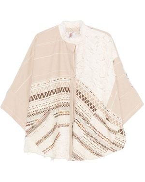 Bye Cotton Blend Caban Coat - White