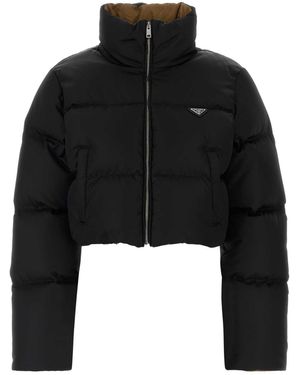 Prada Re-Nylon Down Jacket - Black