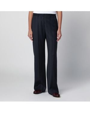Blazé Milano Prince Of Wales Pattern Lundy Pants - Blue