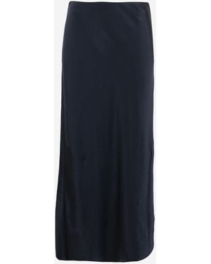 Vince Skirt Long Acetate - Blue
