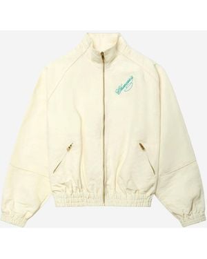 Willy Chavarria Jacket With Front Embroidery - Natural