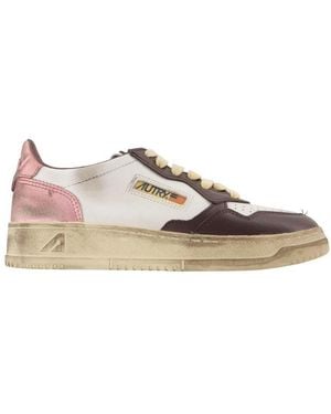 Autry Sup Vint Low Sneakers - Brown
