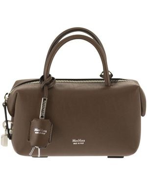 Max Mara Leather Handbag Holdalls - Brown