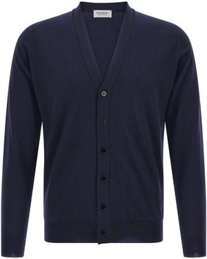 John Smedley 'Bradrick' Cardigan - Blue