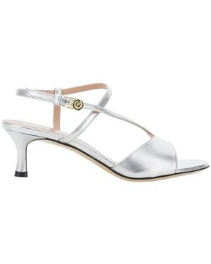 Pollini Heeled Sandals Leather - White