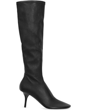 Acne Studios Slouchy Leather Boots - Black