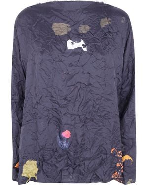 Daniela Gregis "Lunedi" Selvedge Collar Shirt - Blue