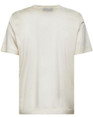D 40 Silk Jersey Crewneck T-Shirt - White