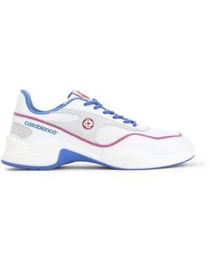 CASABLANCA Court Championship Textile Sneakers - Blue