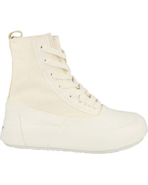 Ambush Mixed Media High-Top Sneakers - Natural