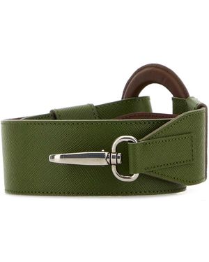 Prada Pistachio Leather Shoulder Strap - Green