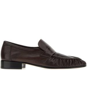The Row Solid Loafers - Brown
